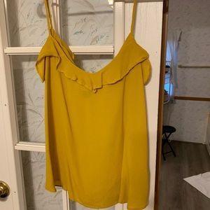 Spaghetti strap dress shirt